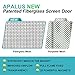Apalus VP Magnetic Screen Door Deluxe Version – Heavy Duty Mesh Curtain, Strong Magnets,Top-to-Bottom Seal Snaps Shuts Automatically(36x38