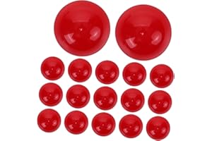 SUPVOX 25 Pieces Numbered Lottery Balls 1.57 Inch Plastic Raffle Balls for Party Games Event Drawings Indoor Decorations