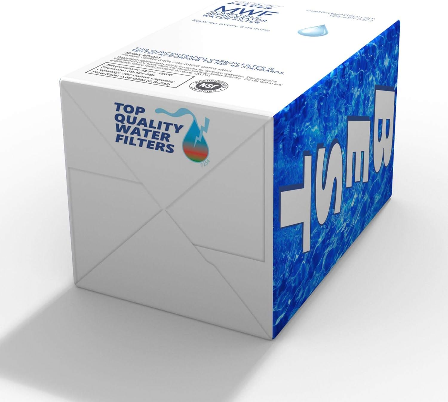 Best GE MWF Refrigerator Water Filter Smartwater Compatible Cartridge: Kitchen & Dining