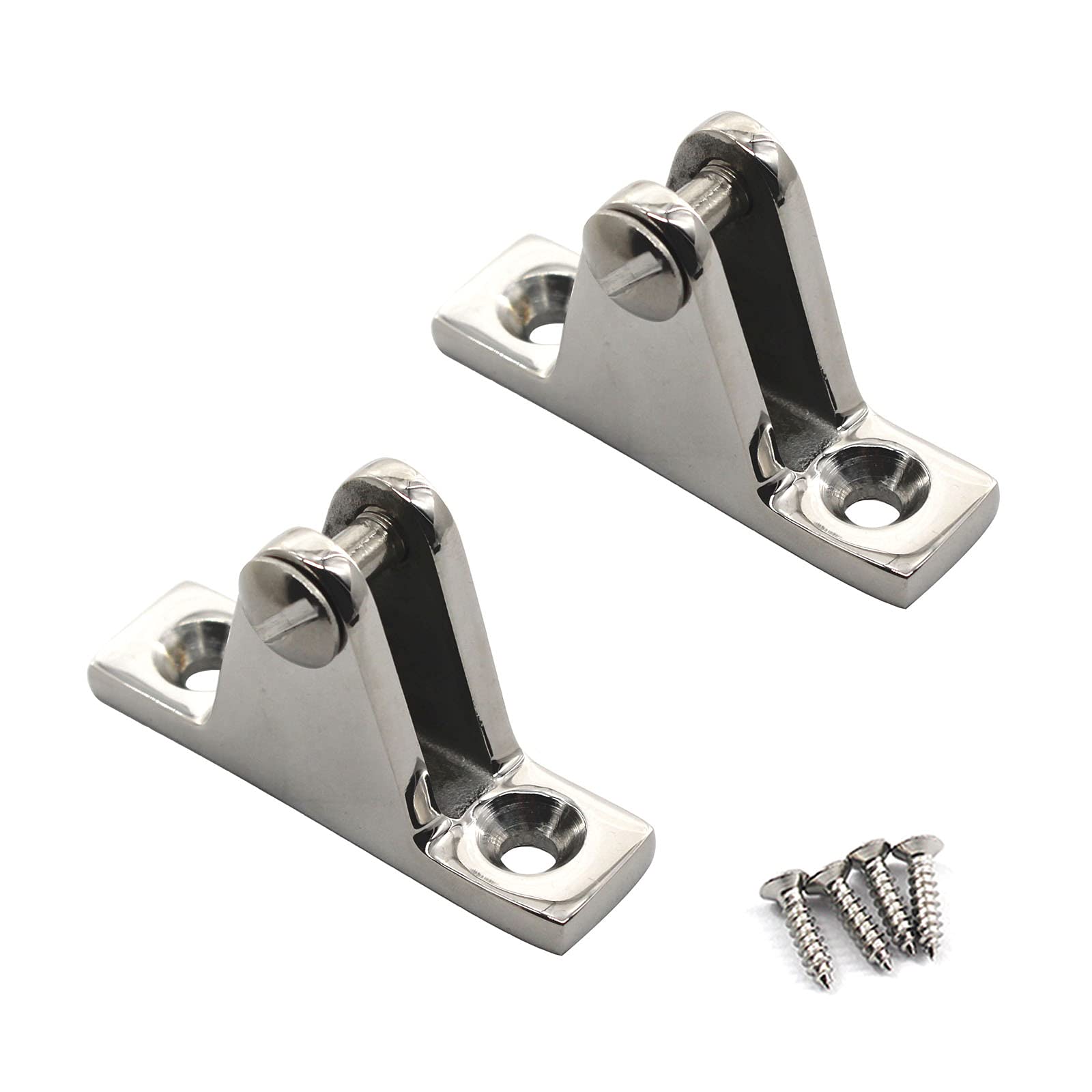 Top Deck Hinge 316 Stainless Steel Boat Hardware (Pack of 2)