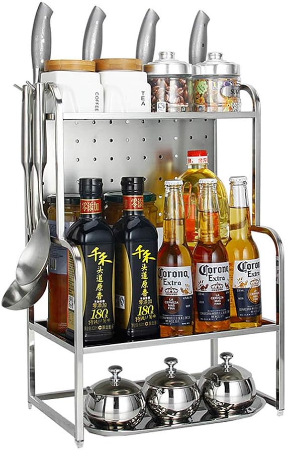 Multifunction kitchen rack seasoning storage rack