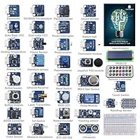 SunFounder Ultimate Sensor Kit for Arduino UNO R3 Mega2560 Mega328 Nano - Including 98 Page Instructions Book