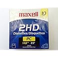 Maxell 3.5 HD 1.44MB Pre-Formatted MF2HD 10-Pack