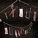 12PCS Bloody Splatter Weapons Props for Halloween Garland Party Decoration Haunted House Banner 7.9 ft /2.4M (Bloody Banner)