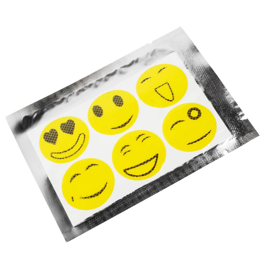 CARESHINE Insektenschutz Sticker Mückenschutz Moskito-Aufkleber Anti-Moskito-Patches Insect Pest Mosquito Stickers 10 Beutel 60pcs