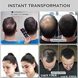 THICK FIBER Hair Fibres 25g Black - Hair Loss Concealer for Women & Men view 7