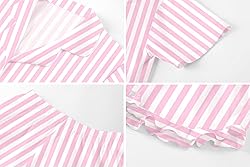 Umeyda Women Satin Silky Collar V Neck Ruffle Short