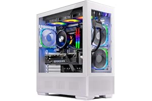 SKYTECH GAMING Skytech Azure Gaming PC, Intel i7 14700F 2.1 GHz, RTX 4070 Super 12GB GDDR6X, 1TB NVME Gen4, 32GB DDR5 RAM RGB, 750W Gold PSU, Wi-Fi, Win 11 Home