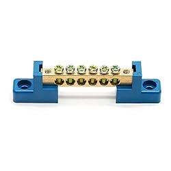 Bonsicoky 2Pcs Ground Bus Bar Terminal