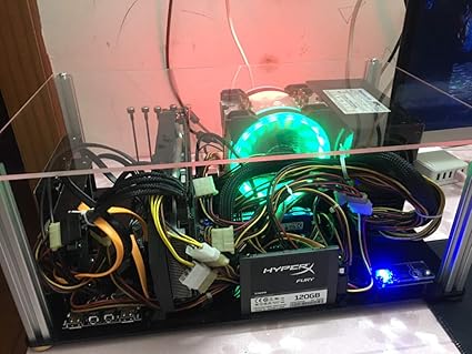 Amazon Bwh Pcオープンフレーム 透明 モッドベーススタンド Pcケース Diy ケースブラケット Atx Bwh Pcケース 通販