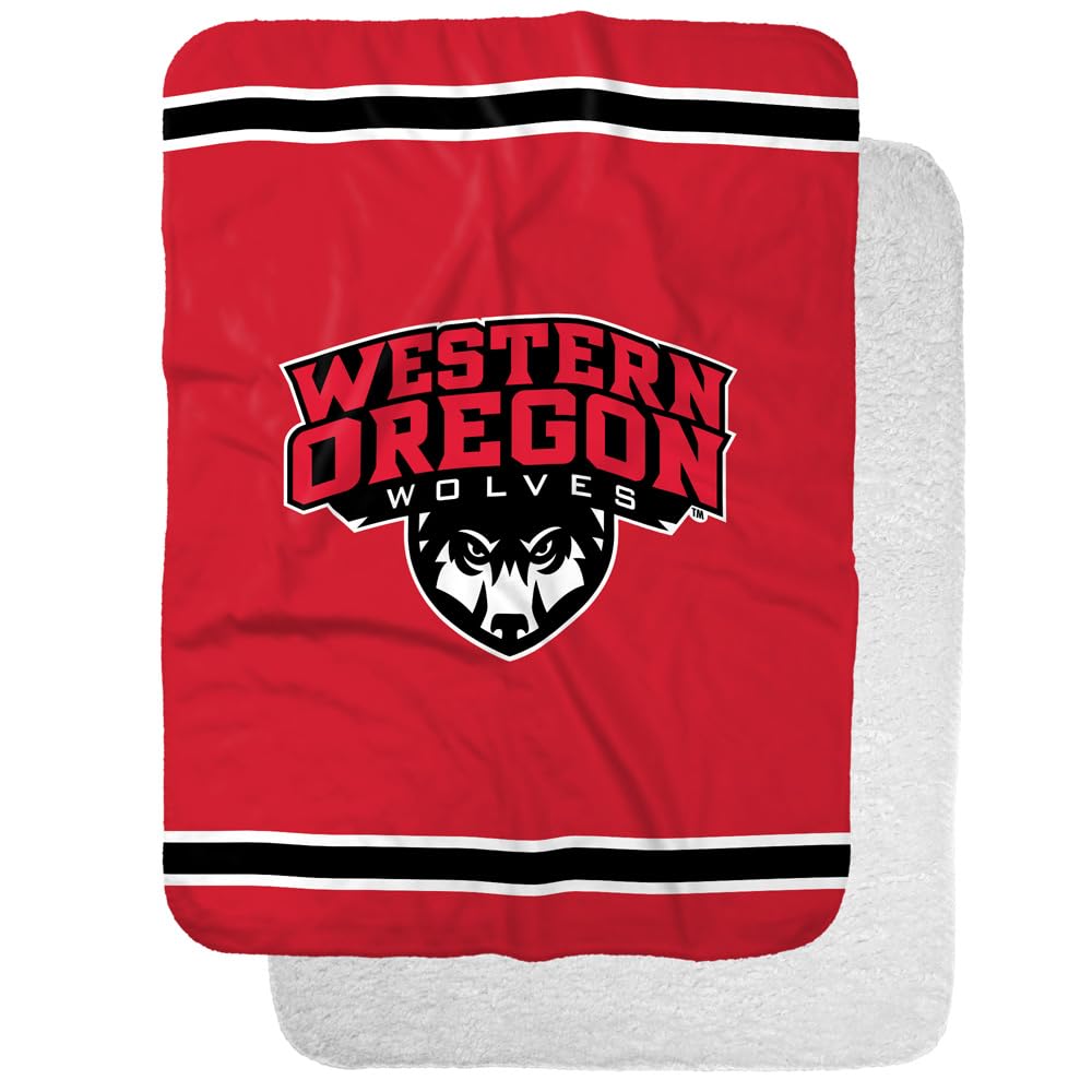 Western Oregon University Primary Logo Stripes