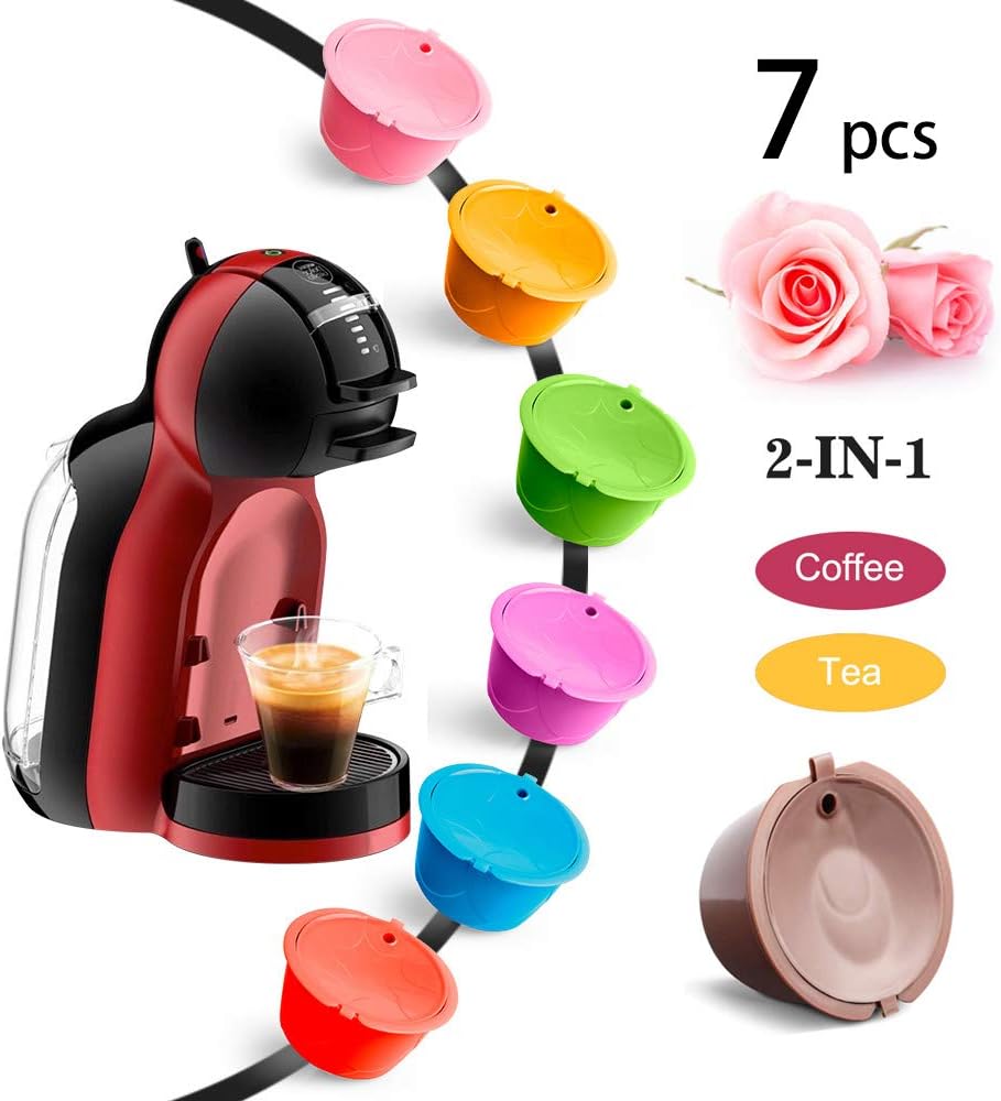 Refillable Dolce Gusto Coffee Capsule Refilling More Than100 Times Compatible for Reusable Dolce Gusto Coffee Capsule (1pcs)