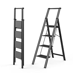 WOA WOA Step Ladder 4 Step Folding with Wide and