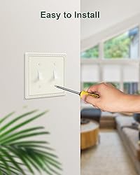TREEWELL 2-Pack Double Toggle Light Switch Cover