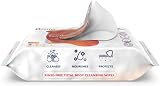 Omnitex Luxury Thick Body Cleansing Wipes 80 Count Aloe Vera Paraben Free view 7