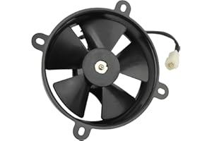 ABCERRSI 12V DC Radiator Cooling Fan Compatible with 200cc 250cc Taotao Sunl Coolster Water Cooled ATV Buggy Quad Dirt Bike G
