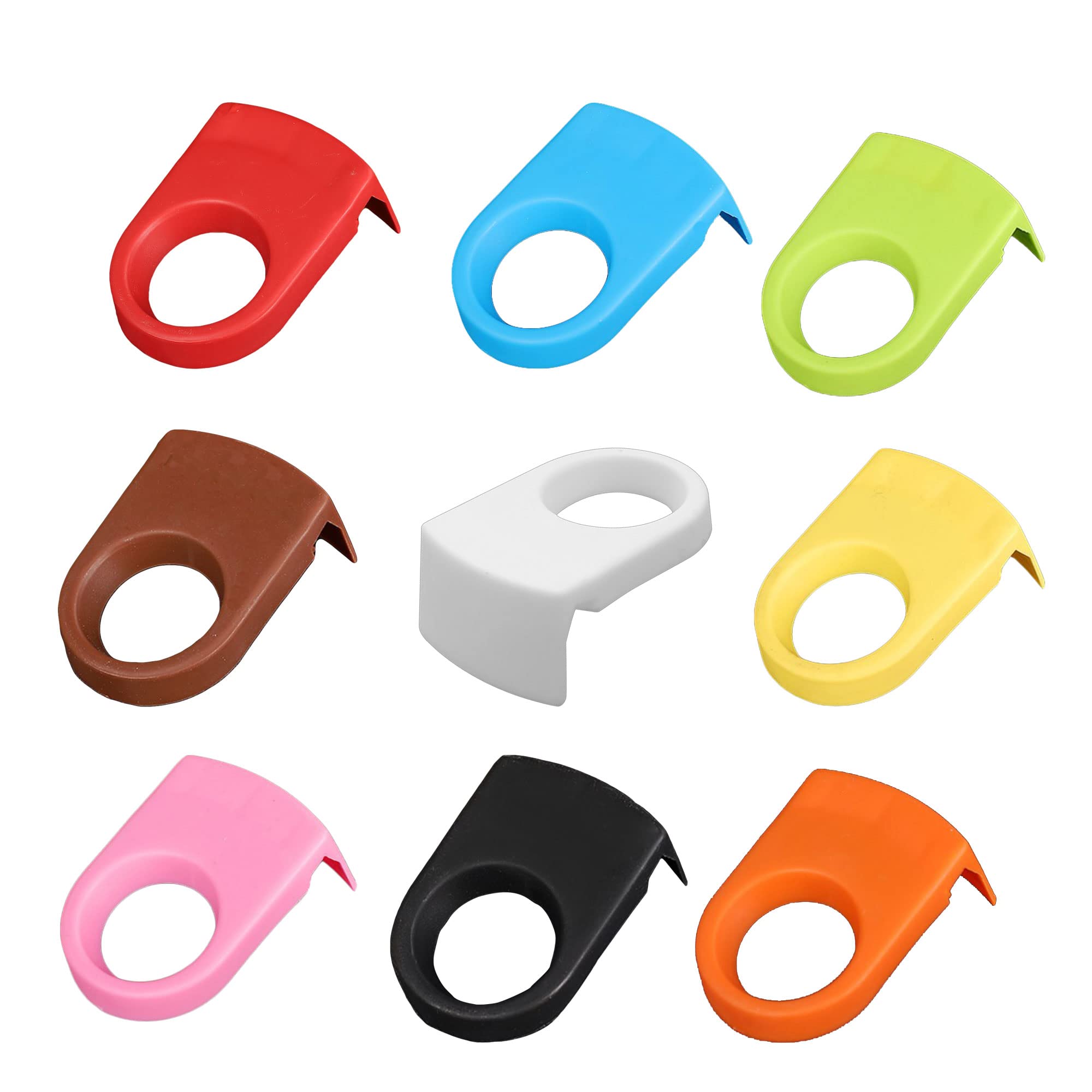 SEABABOO 9pcs Beer Clips Bottle Holder Clips for Cocktail Snap Bar Drink Clips Claw-shaped Margarita Cocktail Snap Cap for Schooner Cocktail Snap Cover Home Bar Party Supplies