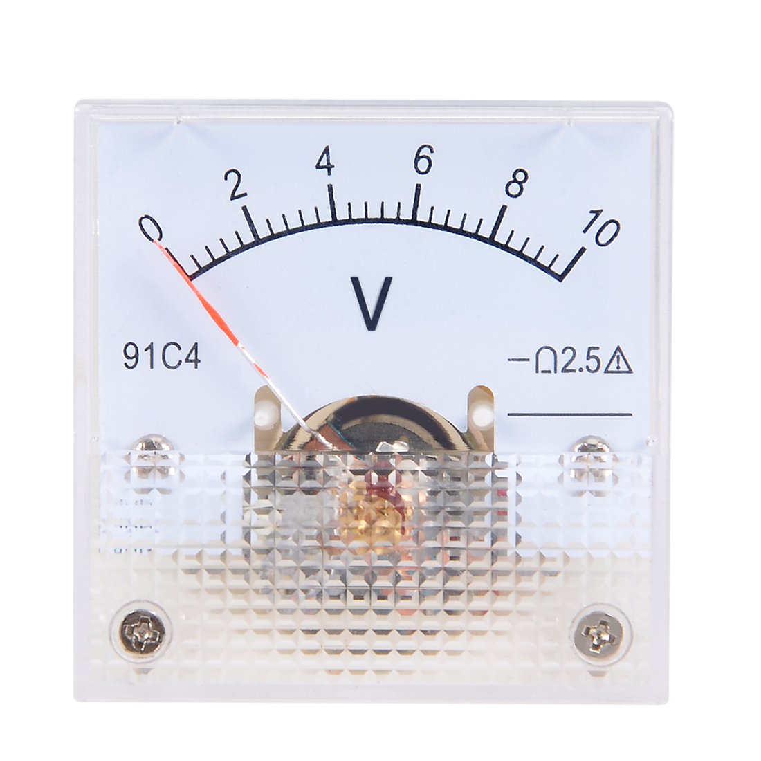 Sourcingmap DC 0-10V Analog Panel Voltage Gauge Volt Meter 91C4 2.5% Error Margin