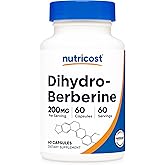 Nutricost Dihydroberberine Capsules (200mg, 60 Capsules) - More Bioavailable Metabolite of Berberine