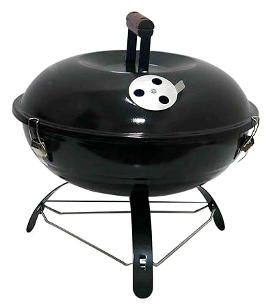 Fabrilla Kettle Charcoal Barbeque Grill Set (Black)