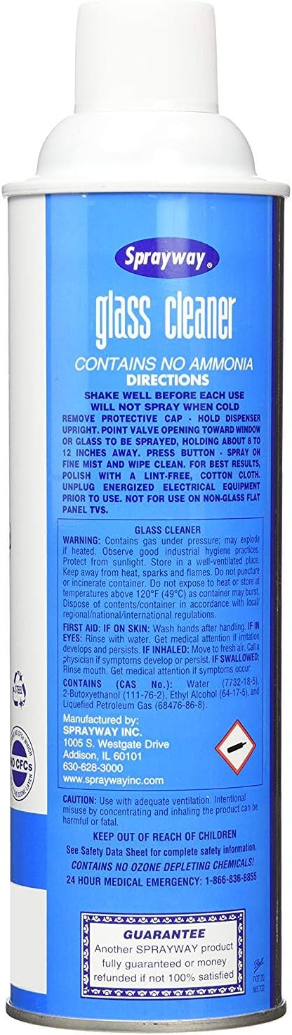 SprayWay SW050-12 Glass Cleaner, 19 oz, Pack of 12: Automotive