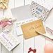 Thank You Cards - Premium Thank You Notes - Bulk Thank You Cards Set in 8 Unique Designs - Includes 40 Cute Thank You Cards and Kraft Envelopes 4x6 inches - Blank Inside