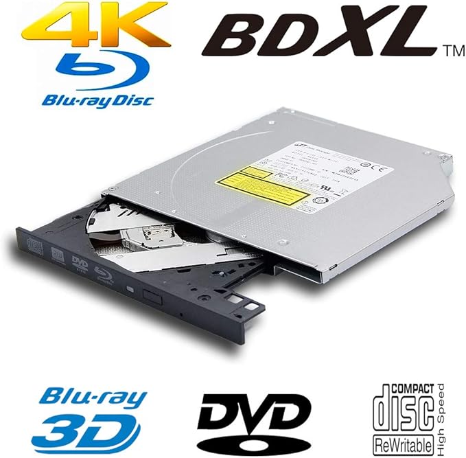 Genuine New Laptop PC Internal 4K Ultra HD UHD 3D Bluray Player MDisc
