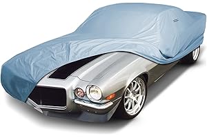 iCarCover Custom Car Cover for Chevy Camaro 1967-1973 Waterproof All-Weather Rain Snow UV Sun Protector Full Exterior Indoor Outdoor Car Cover