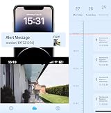 PEKNIU Wireless Doorbell Camera 1080p HD NO Monthly Fee 32GB Card 2-Way Audio view 3