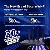 GL.iNet GL-MT6000 Flint 2 WiFi 6 Router 2.5G VPN OpenVPN WireGuard view 3