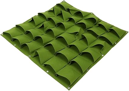 Yosoo 36 Taschen Pflanztaschen Wandbehang Gartenarbeit Pflanzer Outdoor