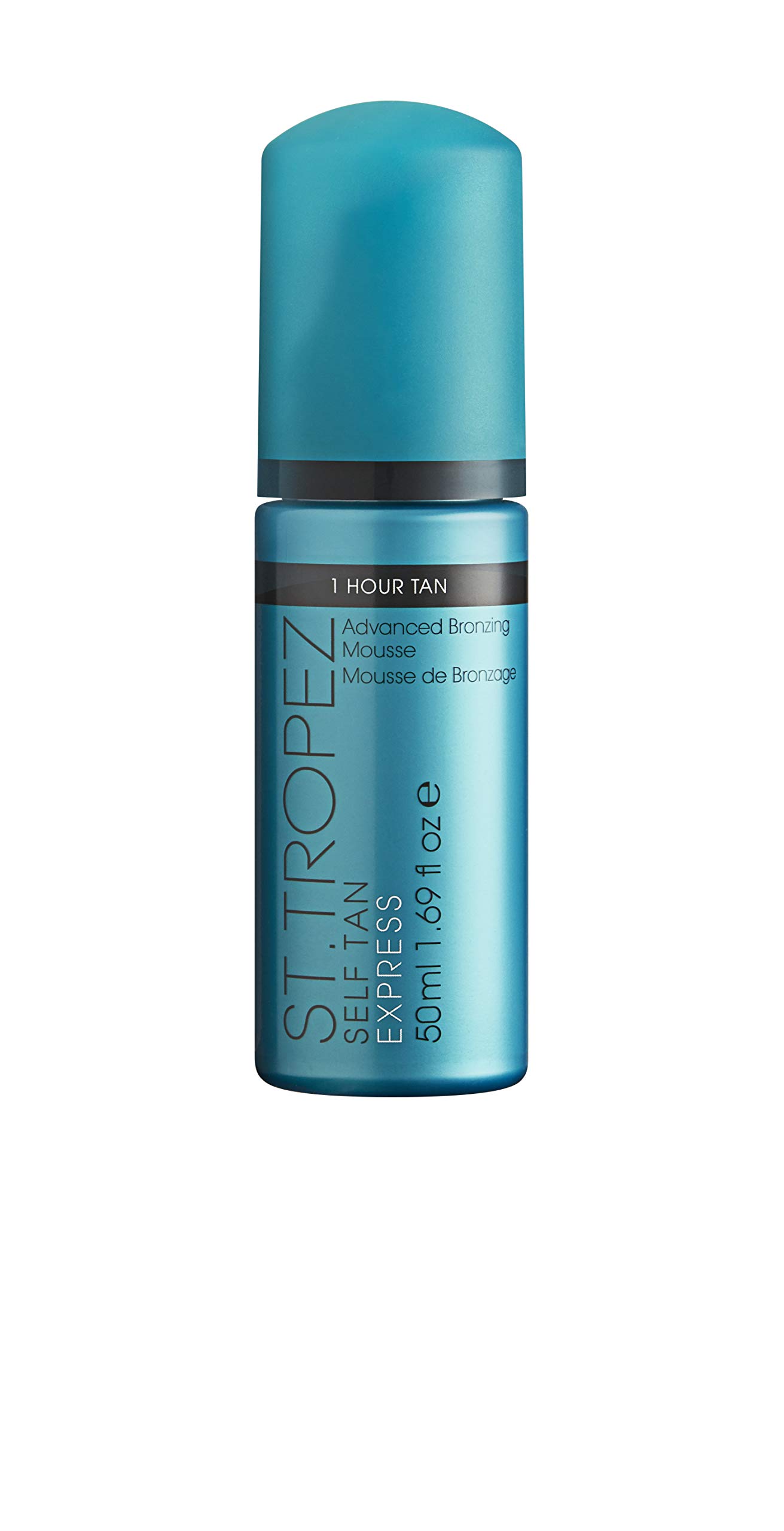St.Tropez Self Tan Express Mousse, Fast Acting Fake Tan, Develops in 1-3 Hours, Streak-Free Finish, Vegan, Natural & Cruelty Free, 50 ml