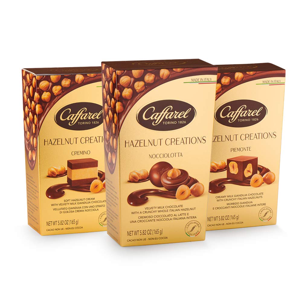 Caffarel Chocolate Truffles Pralines Hazelnut Creations Variety Pack