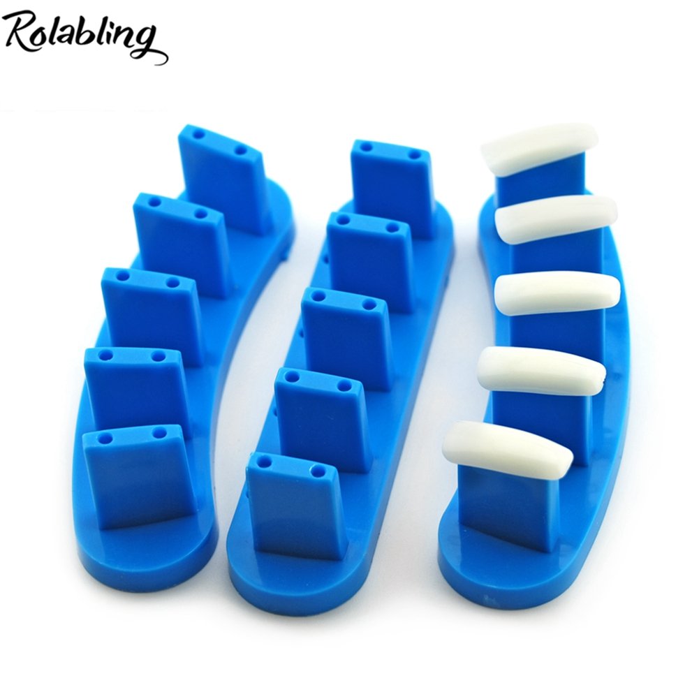 Amazon Com Rolabling 3 Pcs False Nail Art Tips Practice Display