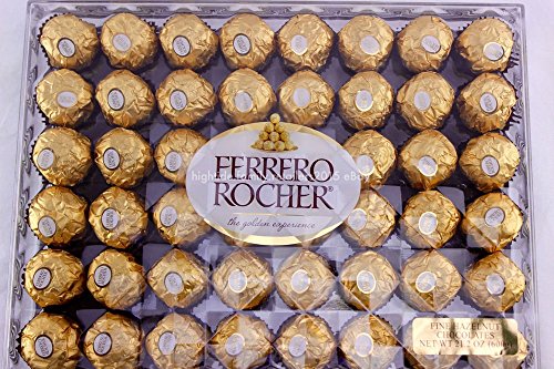Ferrero Rocher Fine Hazelnut Chocolates 48ct 21.2oz