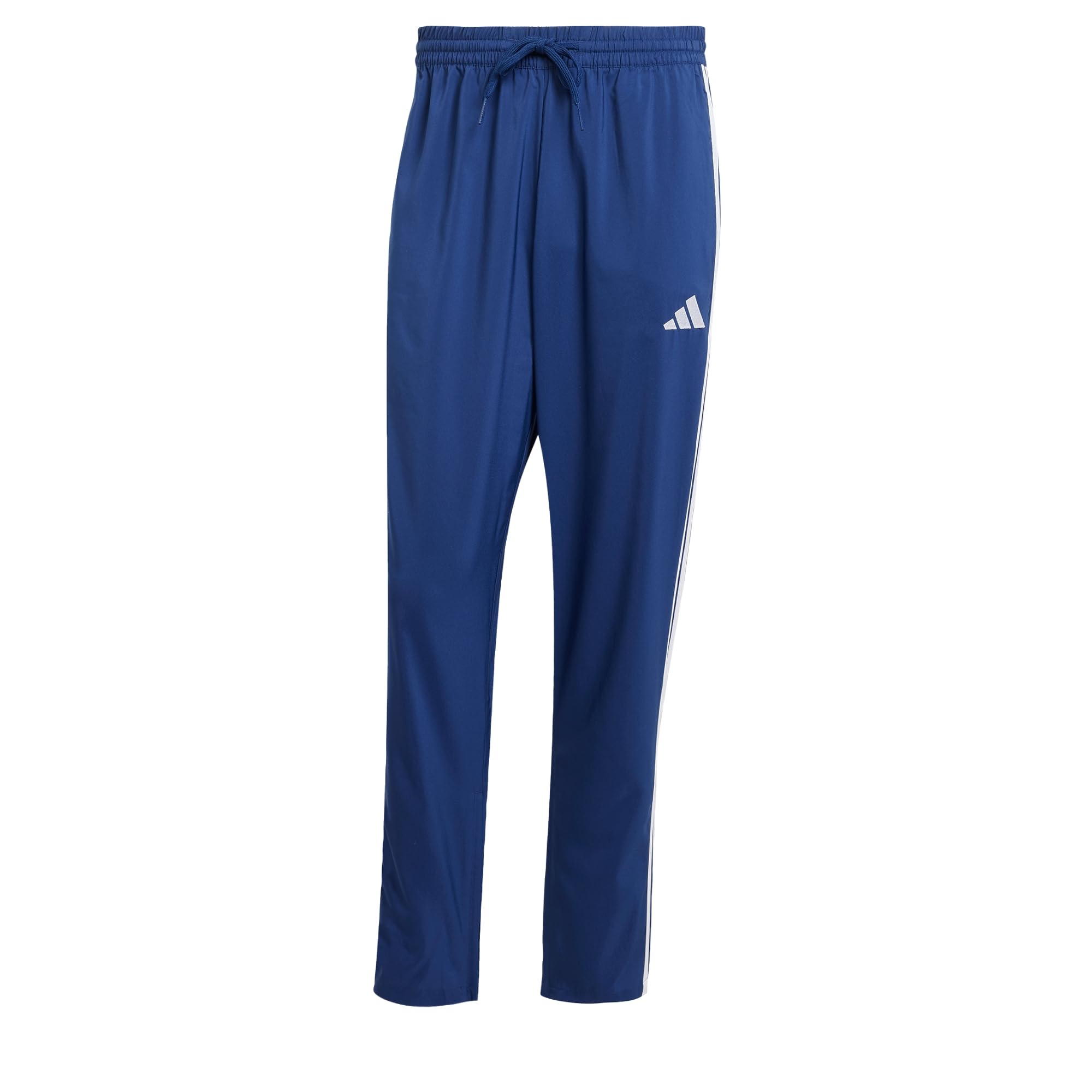 adidas Herren Essential Three Stripes Stanford Open Hem Pants, Dark Blue/White, S