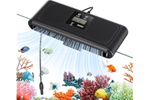 PAIZOO Aquarium Chiller Fan, Fish Tank Cooling Fans Aquarium Cooler with Temperature Probe & LCD Display, Auto Temperature Co