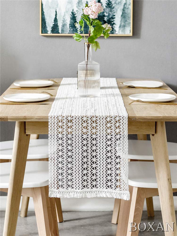 Best lace table runner white