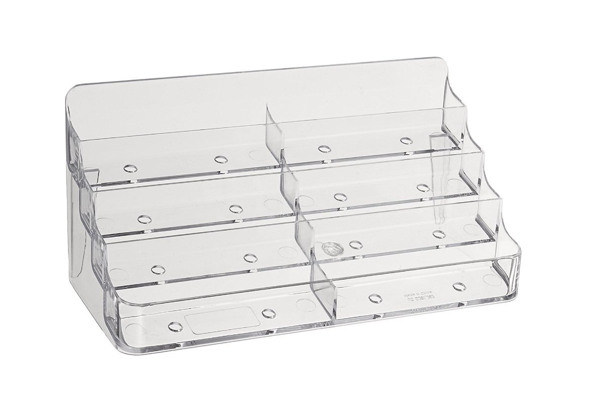 T'z Tagz Clear Acrylic Stand - 8 Pocket Business Card Display Holder