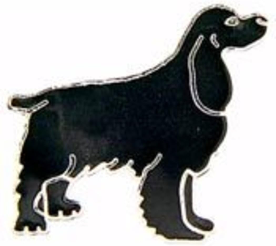 EagleEmblems P00335 Pin-Dog,Cocker,English,GY (1'')