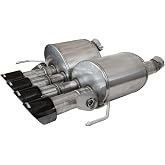 Corsa 2.75in Xtreme Valve-Back w/Dual NPP &amp; Quad Tips For 2014-2019 Chevrolet Corvette C7 6.2L - 14776BLK