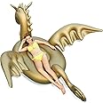 Giant Inflatable 103" Golden Dragon Pool Float - Luxy Float