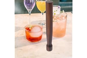 ULTECHNOVO Wooden Muddler for Cocktails Ice Hammer Lemon Pressing Stick Tool for Mixing Drinks and Crushing Ice for Home Bart