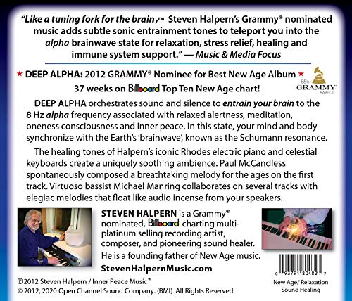 Steven Halpern Deep Alpha: Brainwave Entrainment Music for Meditation, Relaxation & Healing - Grammy Nominee