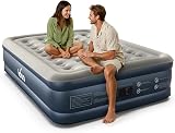 iDOO King Inflatable Mattress with Built-in Pump 203x152x46cm Queen view 1