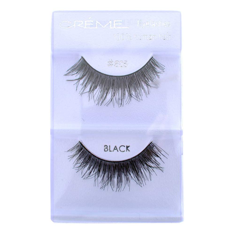 36 Pairs Crème 100 Human Hair Natural False Eyelash