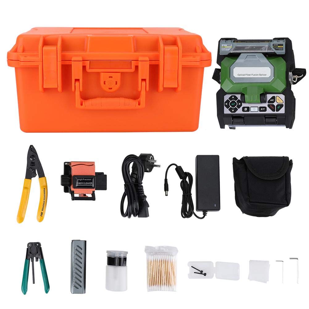 Empalmador de fusión de fibra óptica