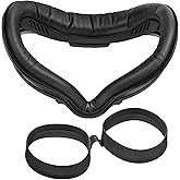 SUPERUS Face Cover Pad & Glasses Spacer Compatible with Oculus/Meta Quest 2 Accessories, Enhanced Comfort, and Prevent Your G