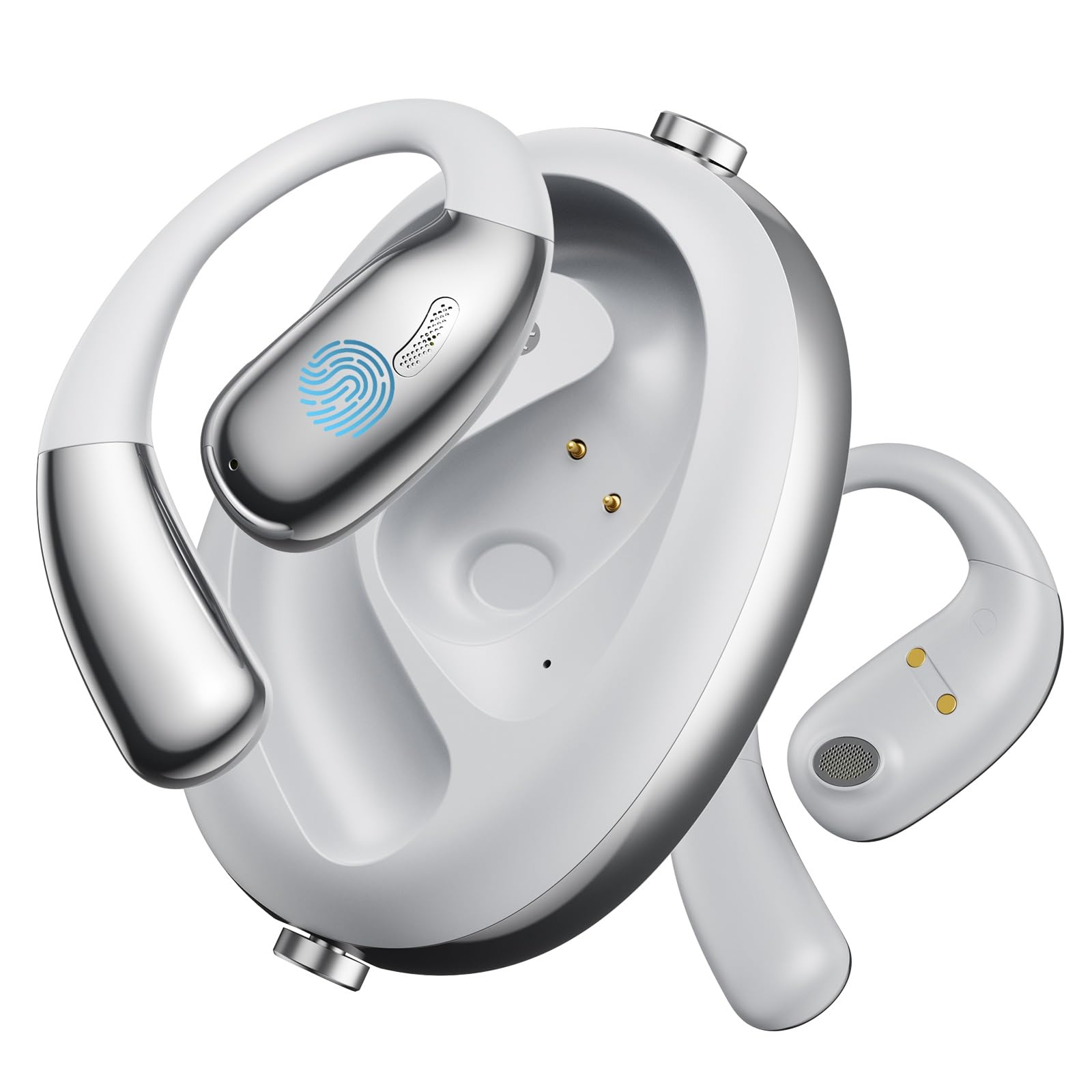 Photo 1 of  ** FACTORY SEAL **
Translation Earbuds Translator Earphones Real Time with AI App Supporting 145 Languages, Clear Sound Quality Long Battery Life, Ergonomic Design, Perfect for Travel, Study, Business (White)