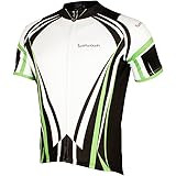 Twotwowin Mens Short Sleeve Full Zip Cycling Jersey. Bike Shirt 3 Pocket Breathable Quick Dry 100% Polyester Mesh Reflective Night Time Strips Recommend 1 Size Up
